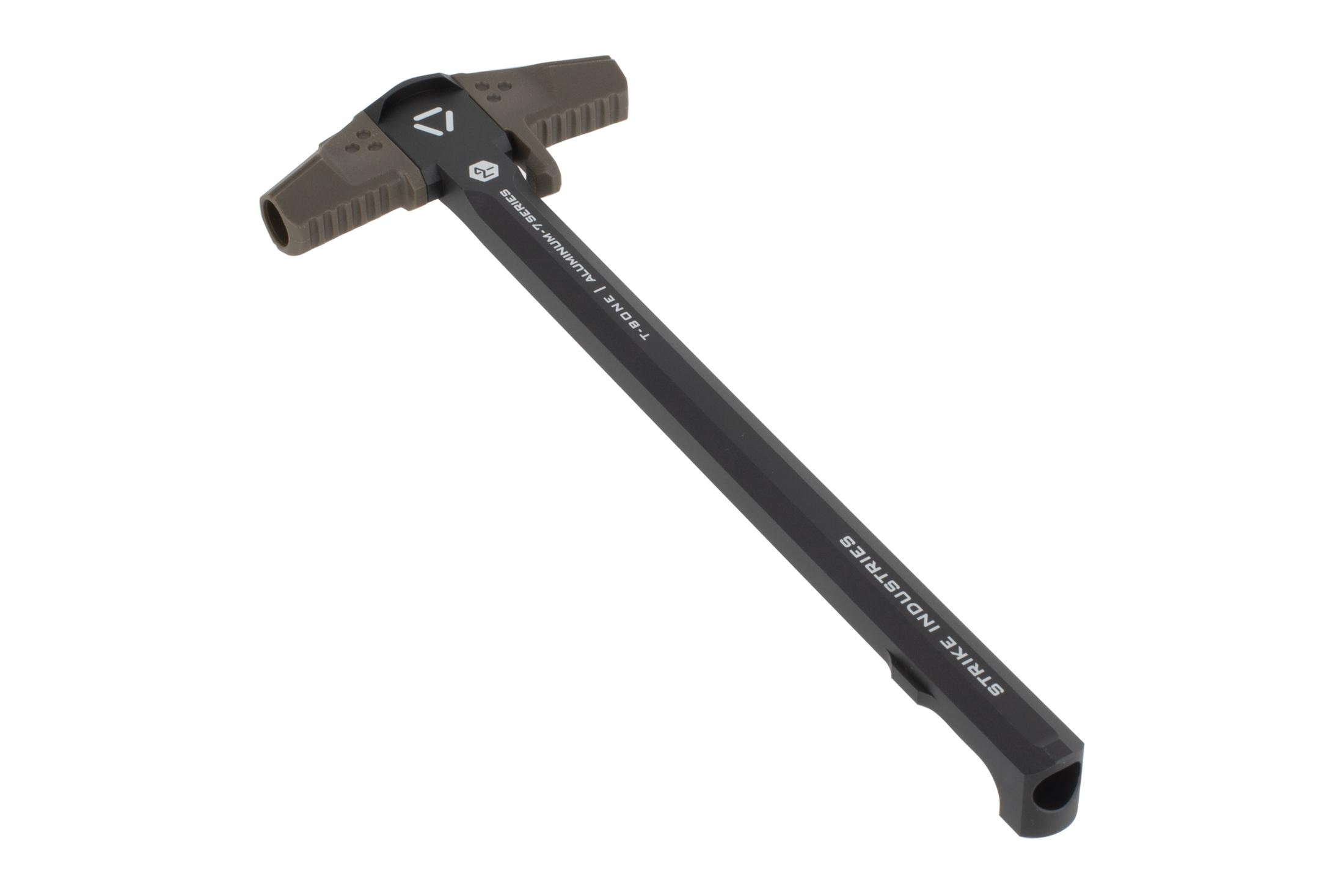Strike Industries T-Bone AR-15 Charging Handle for .223/5.56 - Black/OD Green